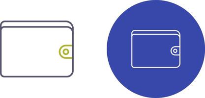 Unique Wallet Icon Design vector