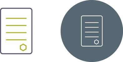 Unique Reports Icon Design vector