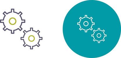 Unique Configurations Icon Design vector
