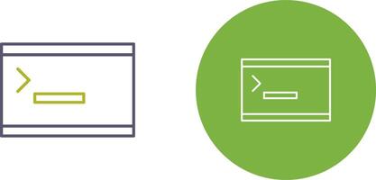 Unique Console Icon Design vector