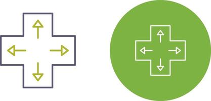 Unique Direction Keys Icon Design vector