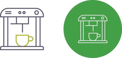 Unique Coffee Machine Icon Design vector