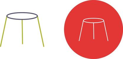 Unique Stool Icon Design vector