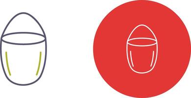 Unique Water Bucket Icon Design vector