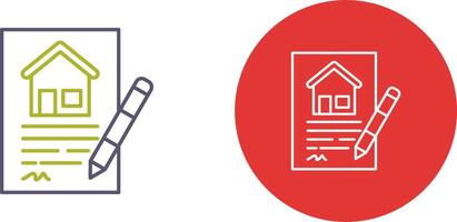 Contract Icon Design vector