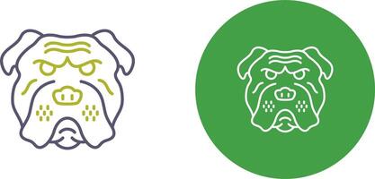 Bulldog Icon Design vector