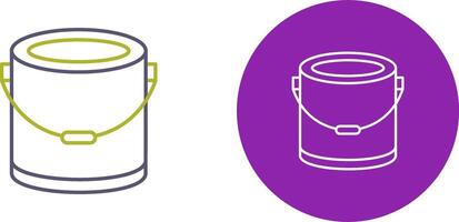 Paint Bucket Icon Design vector