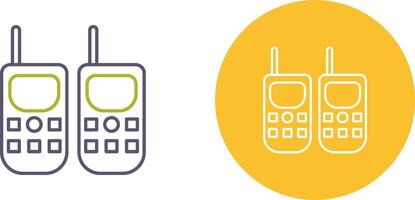 Walkie Talkie Icon Design vector