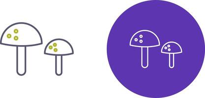 Mushrooms Icon Design vector