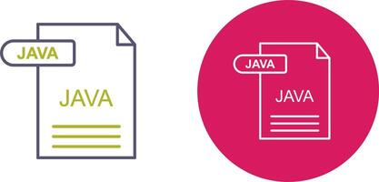 Java Icon Design vector