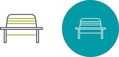 Garden Bench Icon Design vector