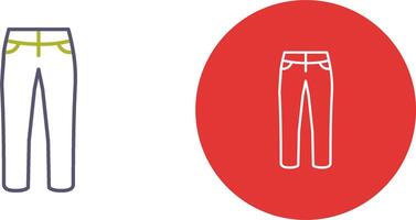 Trousers Icon Design vector