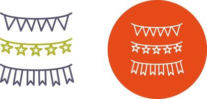 Garlands Icon Design vector