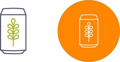 Beer Can Icon Design vector