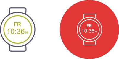 Sports Watch Icon Design vector