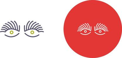 Longlashes Icon Design vector