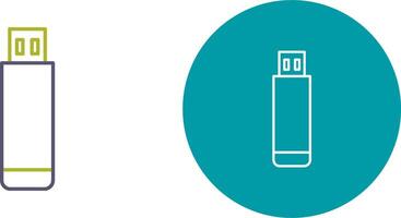 USB Drive Icon Design vector