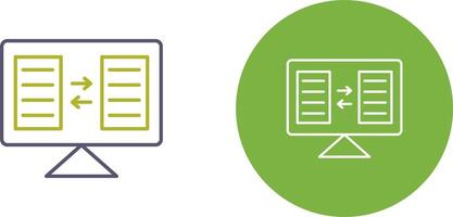File Sharing Icon Design vector