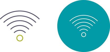 Signal on User Icon Design vector