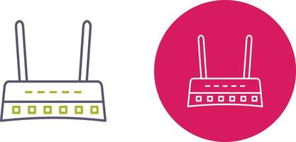 Router Icon Design vector