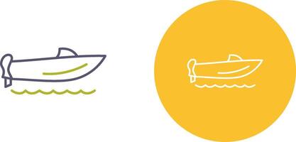 Speed Boat Icon Design vector