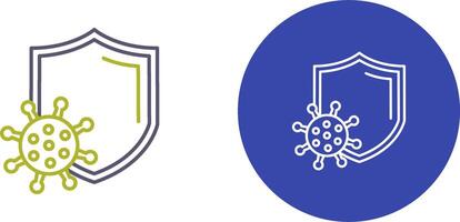 Virus Protection Icon Design vector