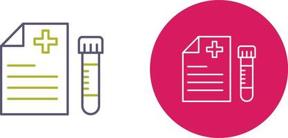 Blood Test Icon Design vector