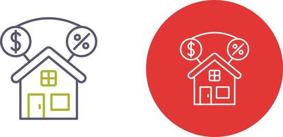 Mortgage Icon Design vector