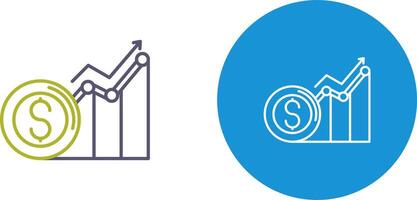 Revenue Icon Design vector