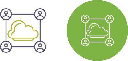 Network Icon Design vector