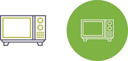 Microwave Icon Design vector