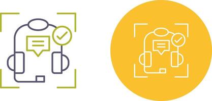 Technical Support Icon Design vector
