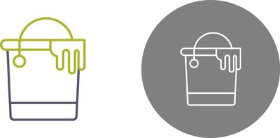 Paint Bucket Icon Design vector