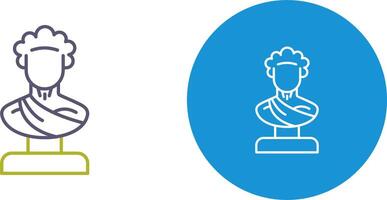 Statue Icon Design vector