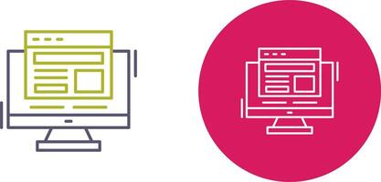 Adaptive Layout Icon Design vector