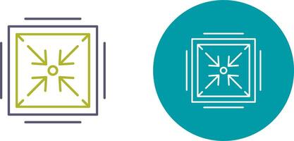 Minimize Icon Design vector