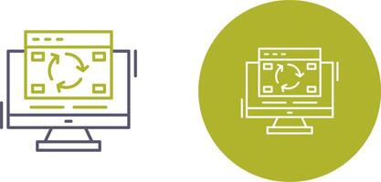 Update Icon Design vector