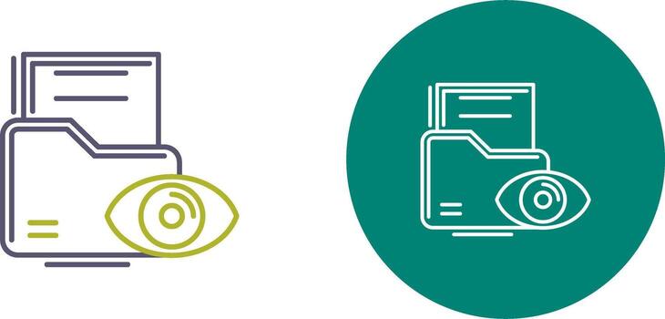 Data Visualization Icon Design vector