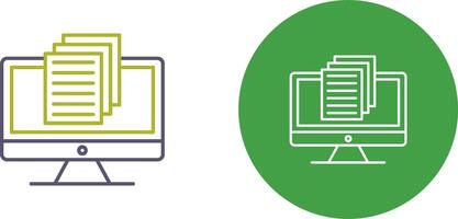 Document Icon Design vector