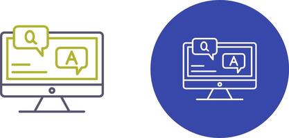 Faq Icon Design vector