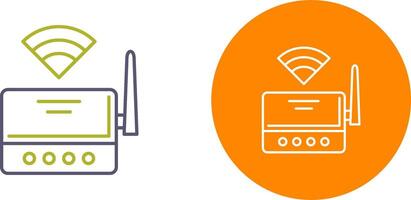 Wifi Router Icon Design vector