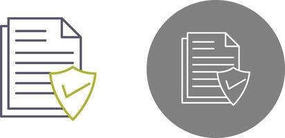 Valid Document Icon Design vector