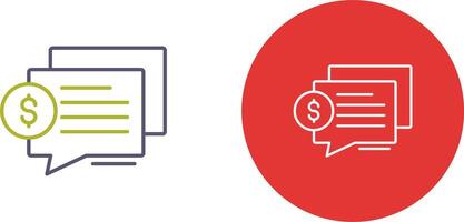 Dialog Icon Design vector