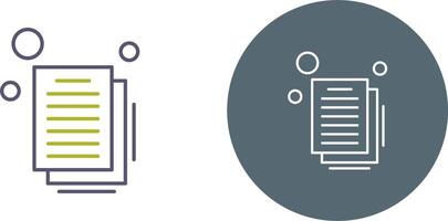 Document Icon Design vector