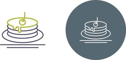 Pancake Icon Design vector