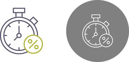 Timer Icon Design vector