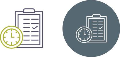 Time Planing Icon Design vector