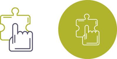 Quick Selection Icon Design vector