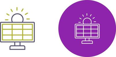 Solar System Icon Design vector