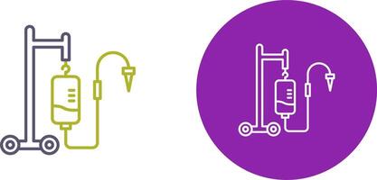 Intravenous Icon Design vector